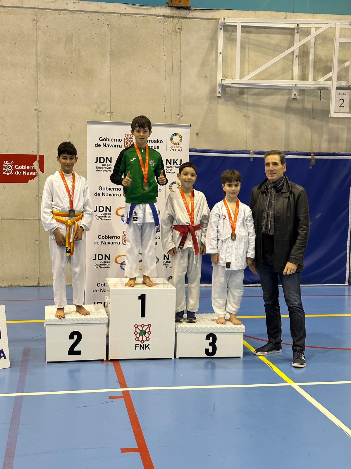 Resultados Campeonato Navarro Alevín y JDN Kumite Infantil y Juvenil